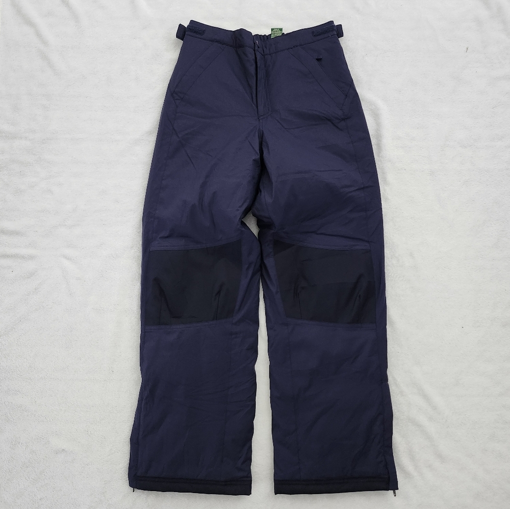 L.L. BEAN Youth Navy Blue Cold Buster Snow Ski Pants 3M Thinsulate Size 14